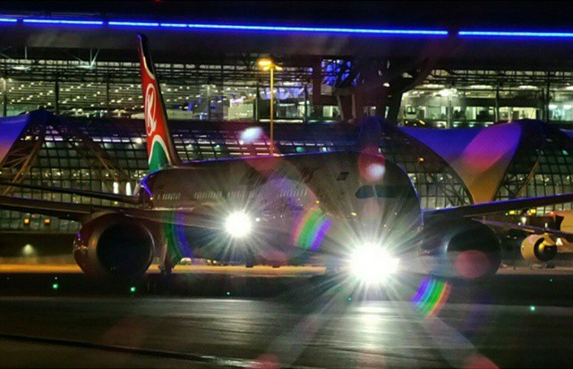 A Kenya Airways dreamliner operating KQ861 departs Bangkok for Nairobi. rbl.ms/1ttAZ2h