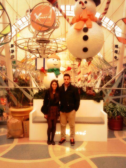 ma_garavi's tweet photo. Para casita ya después de un finde increible con mi gordito #Madrid #warner #xanadu #navidad #love http://t.co/taQToOPWI5