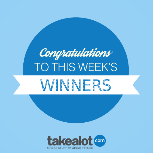 TAKEALOT's tweet photo. Congrats to last week’s winners. @nosduh55 won the #GreatService &amp; @GlenzitoZN won the #GetUsedToGreat draw. http://t.co/PLxuDAJUOW