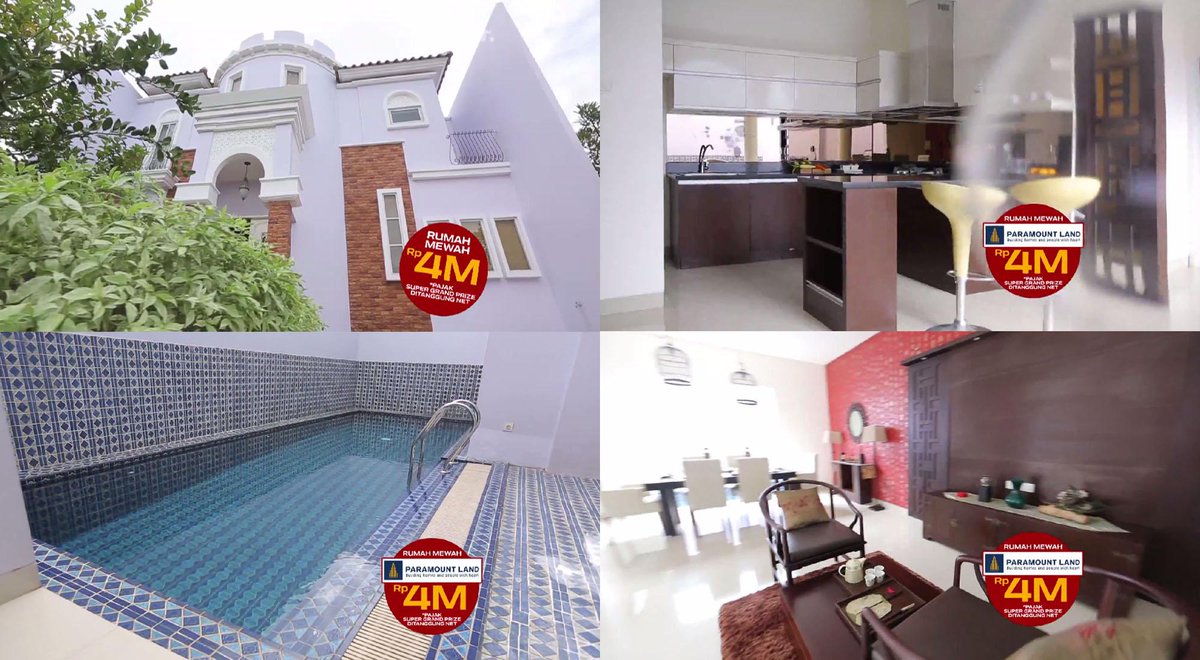 mdtvindonesia's tweet image. Pnya rmh bukan impian lagi cukup dgn ikt kuis #NETMiliuner .Rmh mewah Paramount Land di Gading Serpong bs jd milikmu.