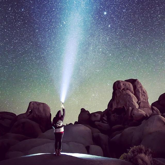 Night sky over Joshua Tree. Photo by #MatadorN reader @jahayj. Thanks for tagging #trave... bit.ly/1zqPhgB
