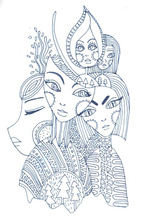 sketsa_ku's tweet photo. Karya @doeb_s: Face
 #AYCArestart #sketsaku http://t.co/3ipDO8mVmb"