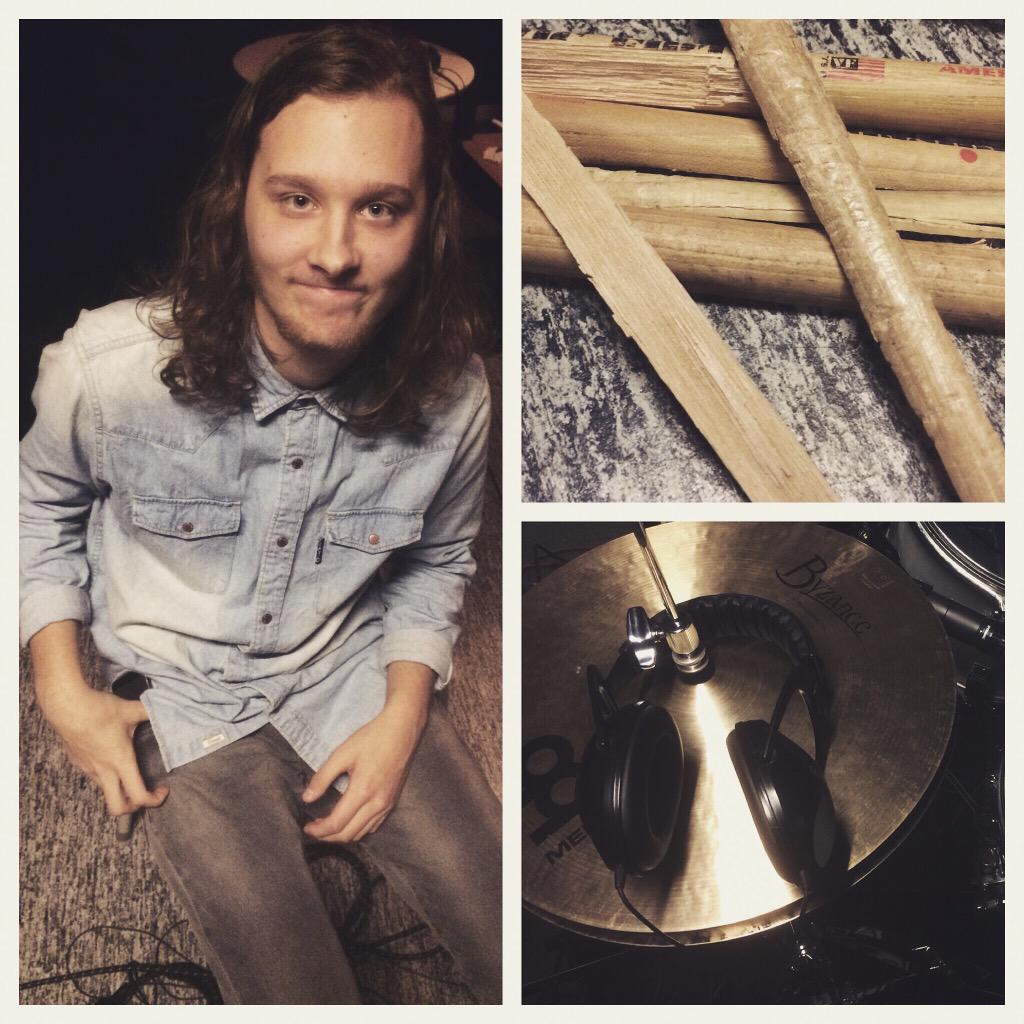 feedmetothewave's tweet photo. @CadeiStalhammar at work #drummer #drums http://t.co/tSO7DyKHA3