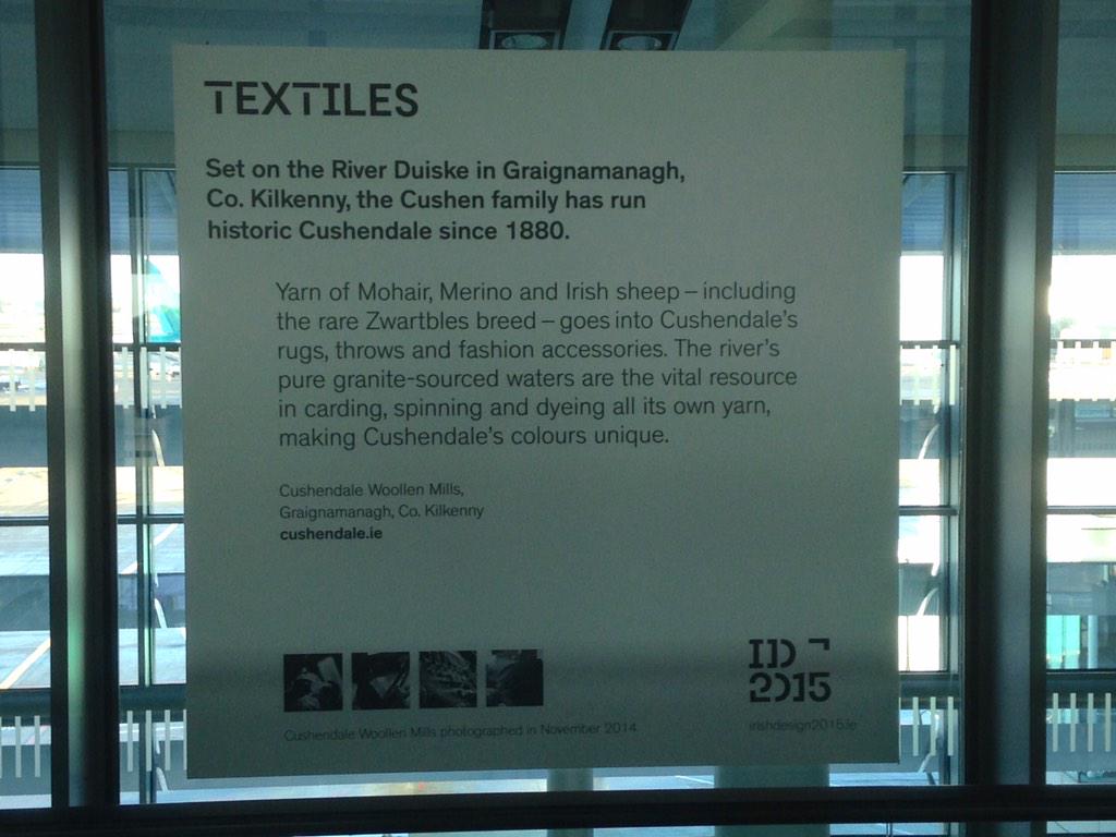 Ireland / Christina (@ireland) on Twitter photo Cooooooweeeee just sent to me via text message found <a href="/DublinAirport/">Dublin Airport</a> This is <a href="/cushendale/">Cushendale Woollen</a> woollenmill whom I work with Cooooooweeeee just sent to me via text message found <a href="/DublinAirport/">Dublin Airport</a> This is <a href="/cushendale/">Cushendale Woollen</a> woollenmill whom I work with