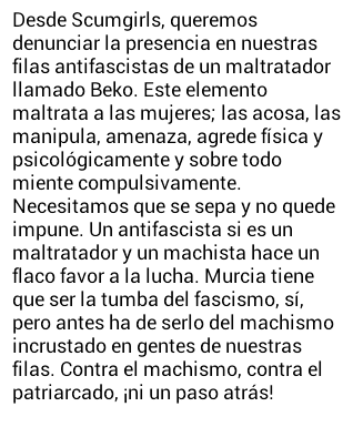 sestrasMurcia's tweet photo. MÁXIMA DIFUSIÓN. ¡FUERA MALTRATADORES DE LAS CALLES MURCIANAS! http://t.co/mJ9TCgTPWy