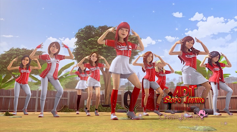 Siapa Bilang Girlband Bisanya Nyanyi Doang Liat Nih Cherrybelleindo Main Kartun Brng Aditsopojarwo 1 Jan Pk18 00 Mnctv Scoopnest
