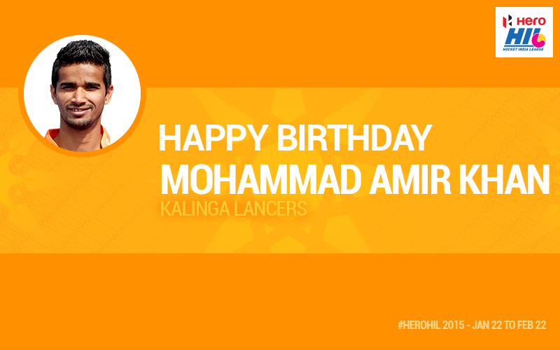 Join us in wishing Mohammad Amir Khan of Kalinga Lancers a very happy birthday. He turns 21 today! 
