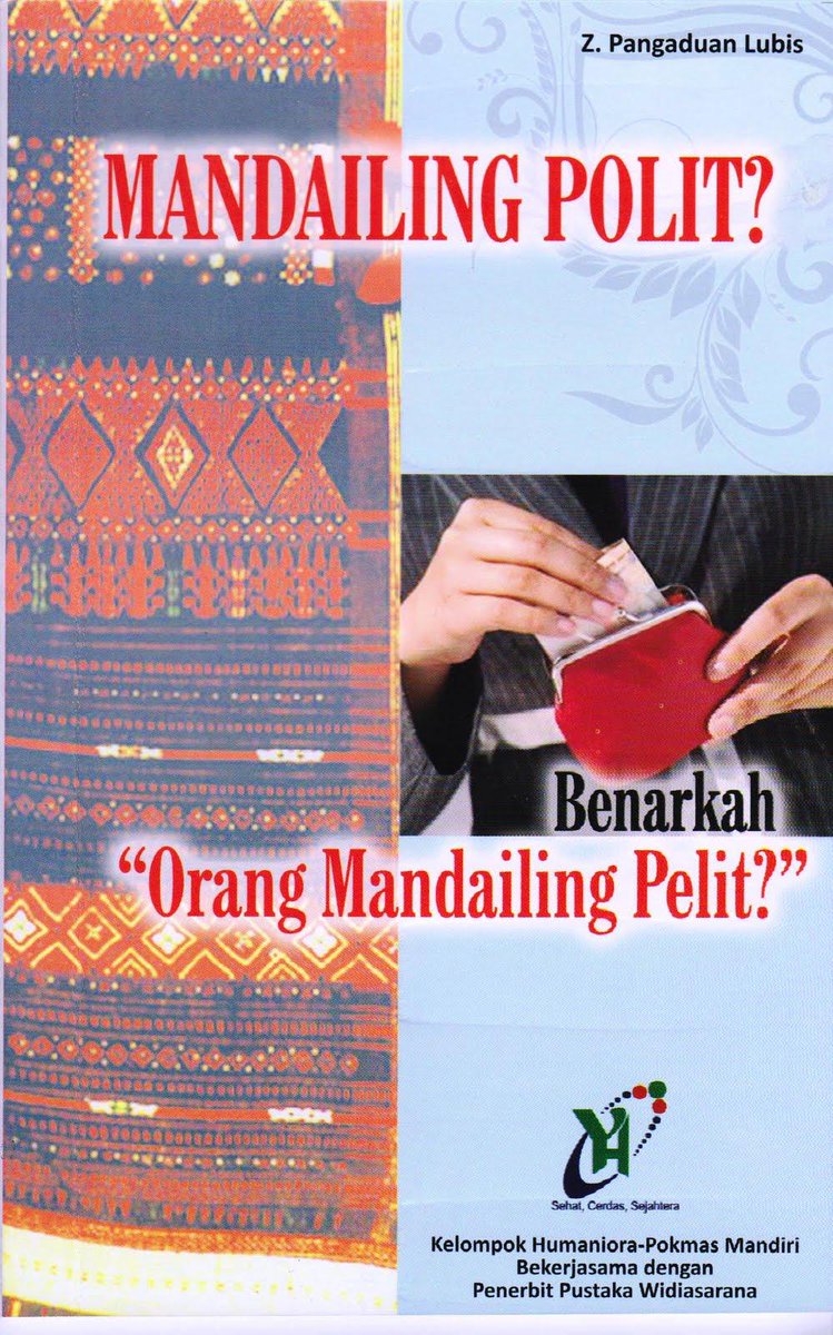 Info_Mandailing's tweet photo. #BukuMandailing 
Judul: Mandailing Polit? "Benarkah Orang Mandailing Pelit?" | #Mandailing http://t.co/j4VxukCJZP