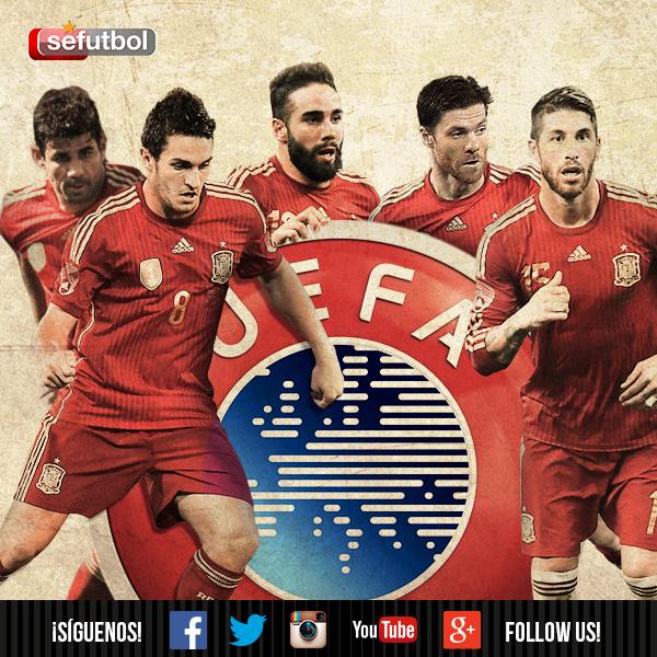 SEFutbol's tweet photo. ¡@SergioRamos es el 2º jugador más votado del 11 ideal de @UEFAcom_es! ¡Aún puedes votar! http://t.co/6qJoRHqStT http://t.co/dchP2g8TQY