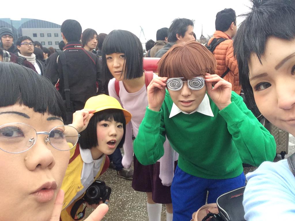 ばったもん河合 キンプリ5周年 ちびまる子ちゃん合わせ 大野くんで参加してきました ヾ ー ノ 寒かったけど楽しすぎた ほりさん かもしださん うらべさん コジャさん やまぴーに見つけてもらってびっくりした 笑 C87 C87コスプレ Http