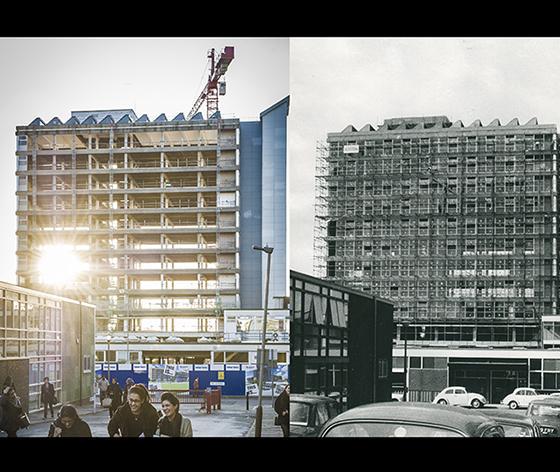 dmuleicester's tweet photo. These photos were taken 50 years apart, but can you tell the difference? http://t.co/WySljvzIOI #DMUhighlights http://t.co/bXx75QjsIh