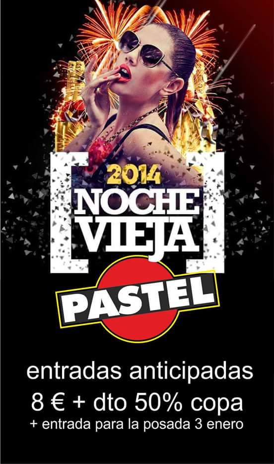 AlbertoLaPosada's tweet photo. Entradas para la nochevieja Pastel
8€+dto50 % en consumición + entrada sábado tarde 03 en @LaPosadaLaVall http://t.co/9Kq4plFPcM