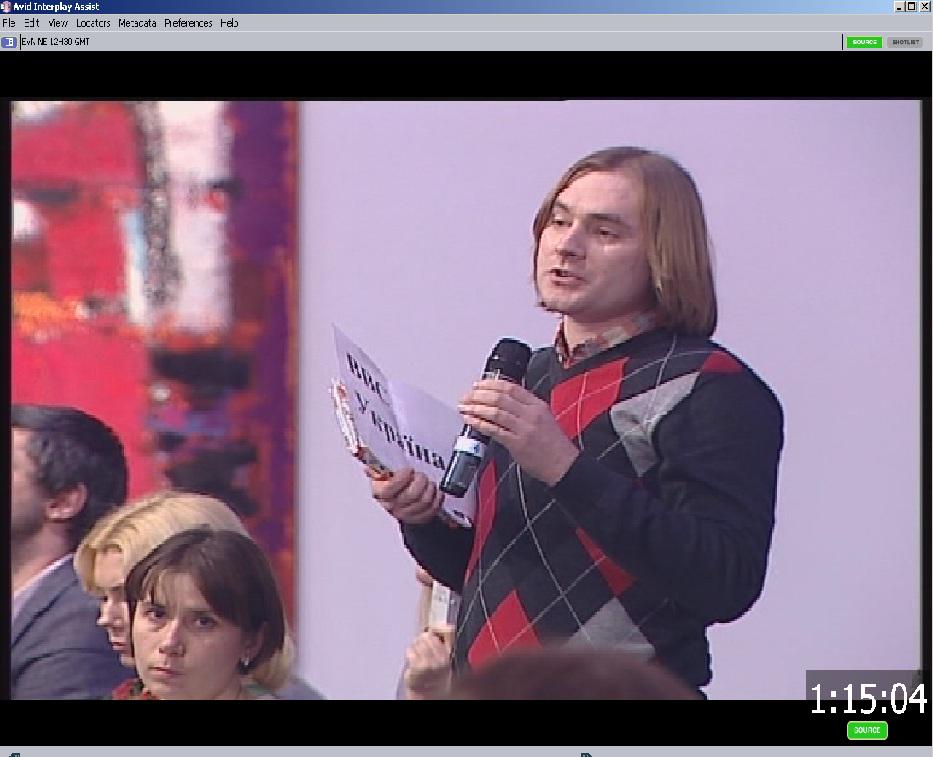 Conf de presse de Poroshenko et pull de Noel du correspondant de la BBC Ukraine #timetravel