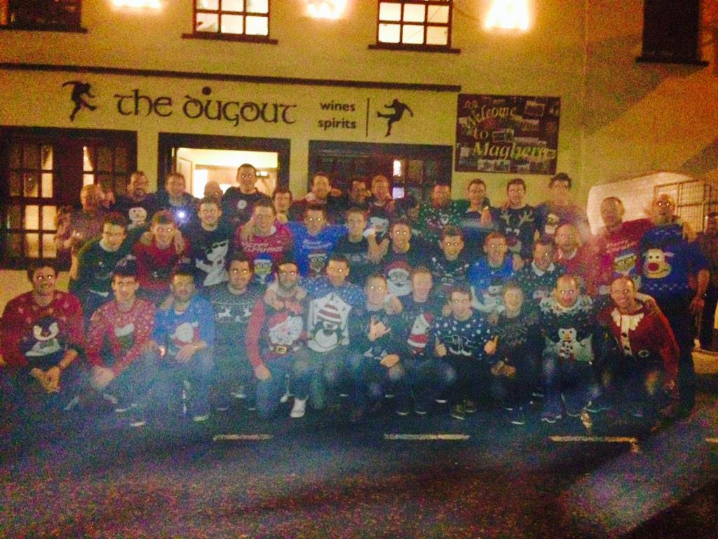 GACSlaughtneil's tweet photo. Fantastic Night For the Senior Football Panel at the Quiz Last night!Thanks to Everyone for their contribution ⚽️🎄💰 http://t.co/q3Z5Bt0F9J