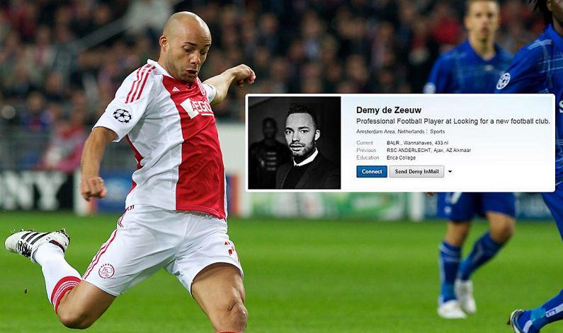 B6C0NZTCQAIrdfm Ex Dutch international Demy De Zeeuw is searching for a new club via LinkedIn [Pictures]