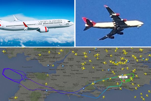 DailyMirror's tweet photo. Emergency services are 'heading to Gatwick' as Virgin Atlantic plane struggles to land http://t.co/bFaE3MYvKa #VS43 http://t.co/muJQDe6FIC