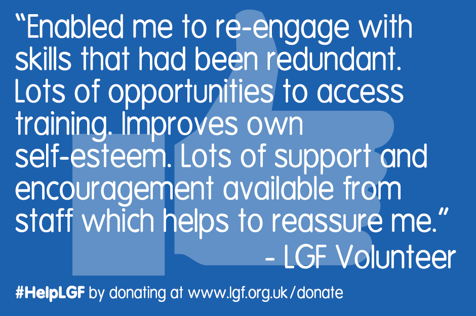 LGBTfdn's tweet photo. Many LGF volunteers find that they get out of it more than they give. #HelpLGF & donate http://t.co/j29p64RLUO http://t.co/MM9NPbrwfw