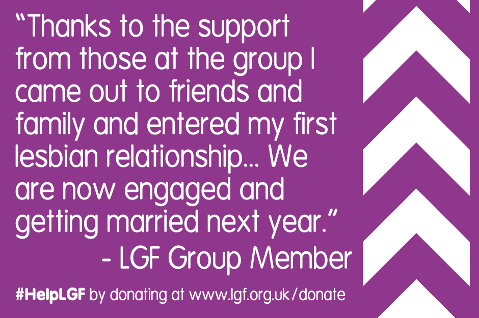 LGBTfdn's tweet photo. #HelpLGF support #LGBT people with our group programmes by donating at http://t.co/j29p64RLUO http://t.co/wjCG9j7XBD
