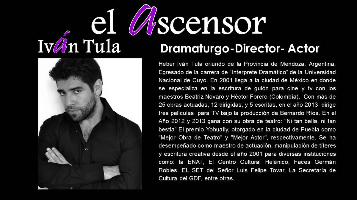 carlosrvargasc's tweet photo. Hoy última función de la magnífica @AscensorTeatro en @MicroTeatroMex. Imperdible. Actúan @RodrigOstap  e  @IvanTula1 http://t.co/5z5f62AjgM