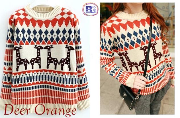 BaleGrosir's tweet photo. Kode : Deer Orange, Harga : 37.000..cek bio for Order http://t.co/9VphXEZIfh