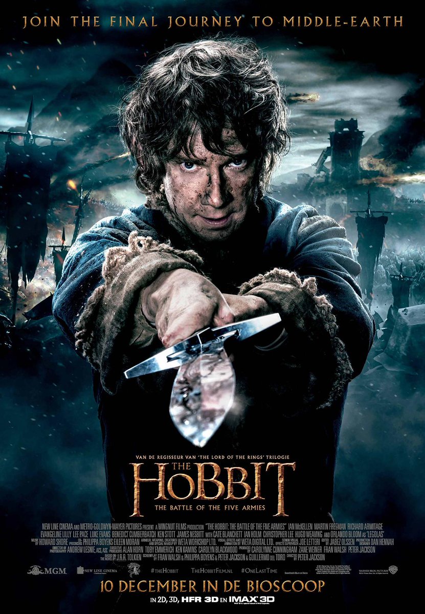 Pathenederland's tweet photo. We geven posters weg van The Hobbit: The Battle of the Five Armies. 

Retweet en je maakt kans! http://t.co/bgX7n9sO9O