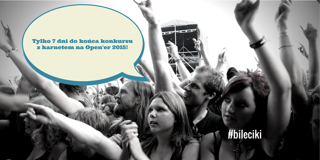 klubFM's tweet photo. Masz jeszcze 7 dni na udział w konkursie z karnetem na #Opener 2015! http://t.co/7LRI79BrRc #bileciki #gdynia #gdańsk http://t.co/rWGvuUxnN2
