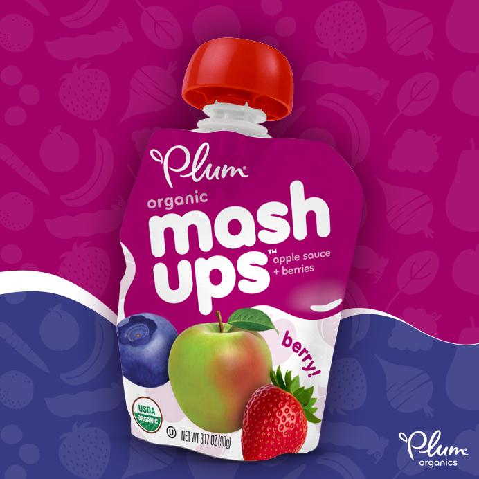 PlumOrganics's tweet photo. Keep the kiddos fueled during Winter Break with our Berry Mashups! http://t.co/boiytdZu60 #FeedAmazing http://t.co/y35Q0Od1zZ