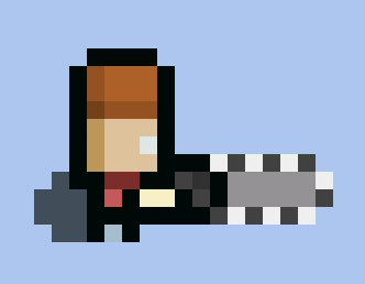 BeejaX_Games's tweet photo. #MadeInPixels weapons: chainsaw! http://t.co/QxKcWxHZ54