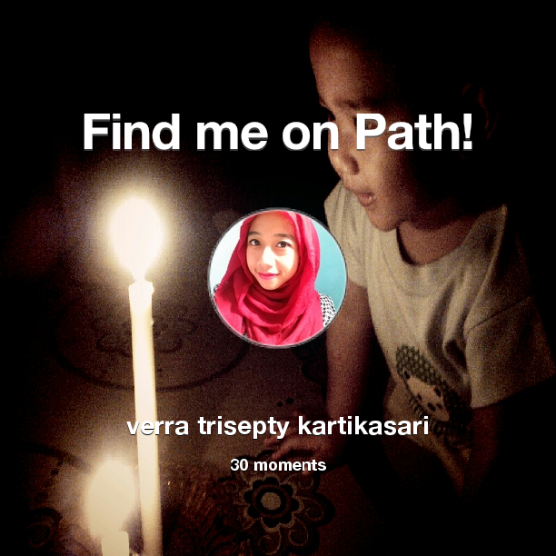 VerraTrisepty's tweet photo. I've shared 30 memories with my friends on #Path - see them now at http://t.co/UKEkfC2nvu! #thepersonalnetwork http://t.co/fRovYsl0uR