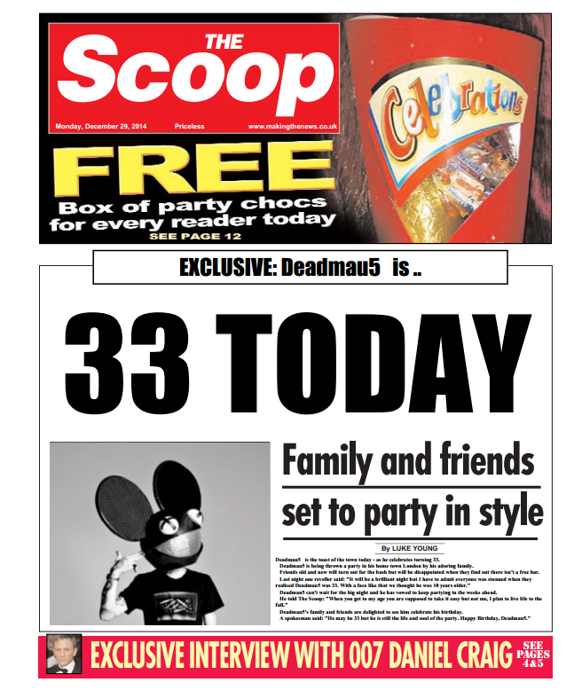  Happy Birthday to our favourite Canadian House music DJ. From Scooped! 