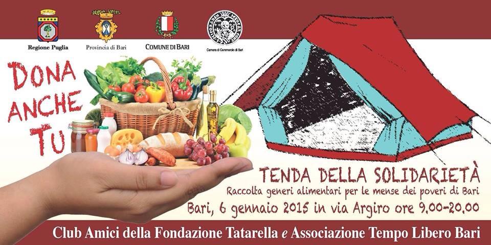 AnnaLTatarella's tweet photo. #tendadellasolidarietà #bari #viaargiro #6gennaio2015 @FGTatarella @BariMigliore @Ilikepuglia http://t.co/G61mphVD3Y