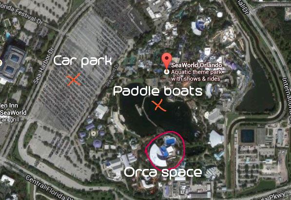h0t_p0ppy's tweet photo. Why do seaworld provide more room to park cars and paddle boats than give an orca to swim ?? #OpSeaWorld http://t.co/7YyzgAouww
