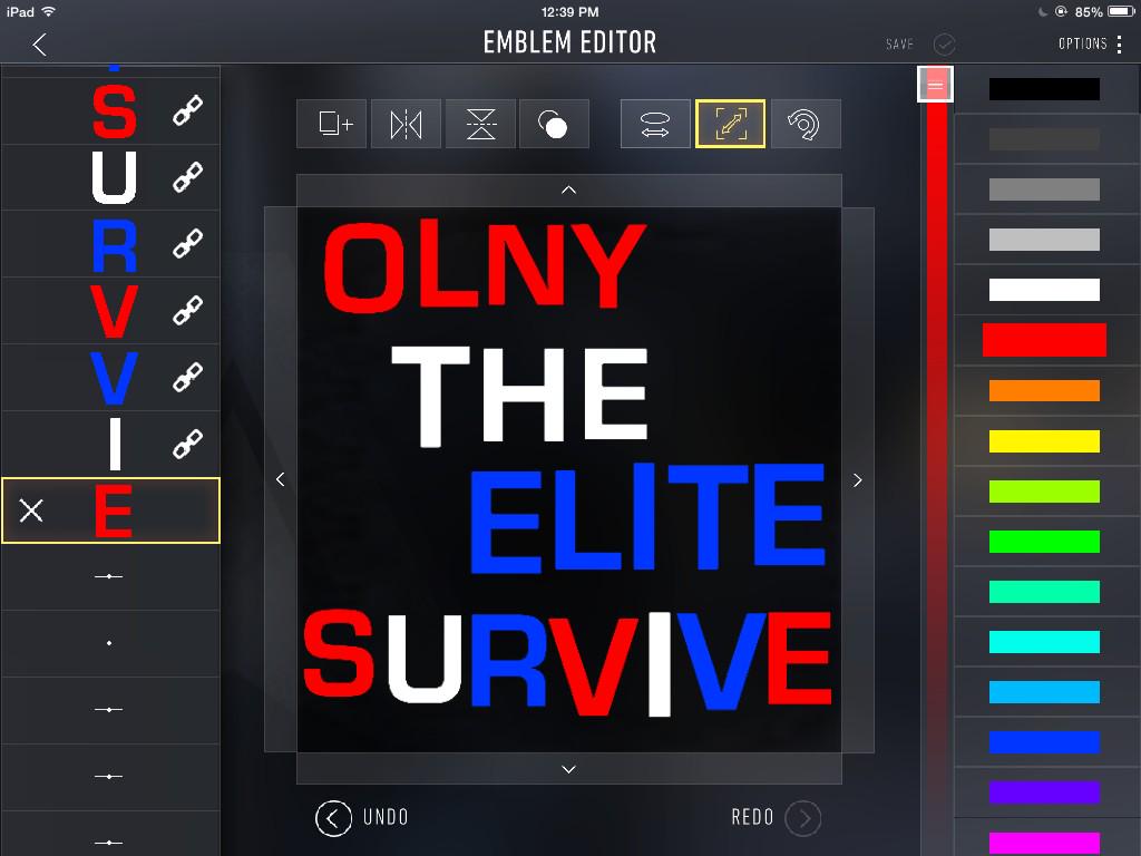 Swoop199's tweet photo. @iEliteShot hey Shawn! Do you like my Call of Duty Advanced Warfare Emblem that I made on the Call of Duty app? http://t.co/U87o6vhdPa