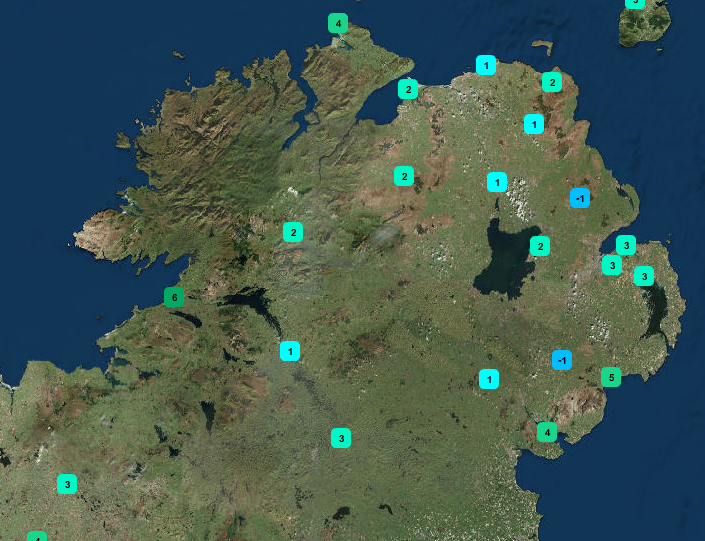 WeatherCee's tweet photo. Temps are on the way down again already subzero in places #Katesbridge #Killylane. Icy patches likely. Take care http://t.co/0ejUFGJLE1