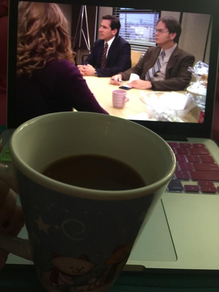 Coffee makes my world go round☕️ oh yeah, and the office.