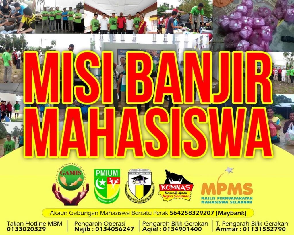 MahasiswaMsia's tweet photo. Misi Banjir Mahasiswa. http://t.co/Z3Ii4nazYN