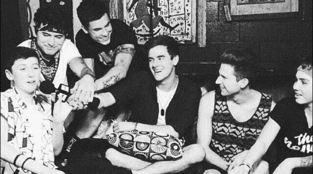 trevimoran's tweet image. Jc Caylen, Connor, Sam, Ricky, Kian, Trevor Moran