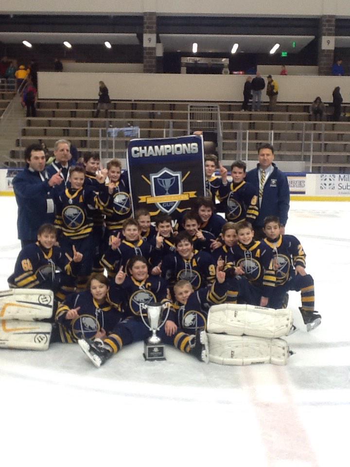 HARBORCENTERCUP's tweet photo. Congratulations to your HARBORCENTER CUP 11U AAA champions, the Buffalo Jr. Sabres! http://t.co/pXCbsGT2fL