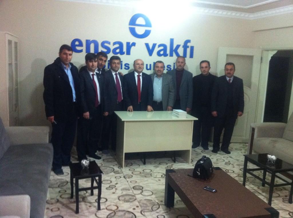 Muş Bitlis Tatvan SDS,Bitlis bld Ensar vakfı ziyaret Bitlis Tv canlı yayın valilik konuk evi