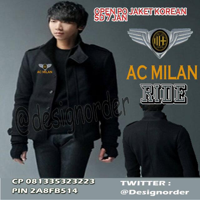 AZMACmilan's tweet photo. Open po jaket Ride, korean style sd 7 jan cp 081335323223 pin 2a8fb514 http://t.co/rBBgIhqJVE