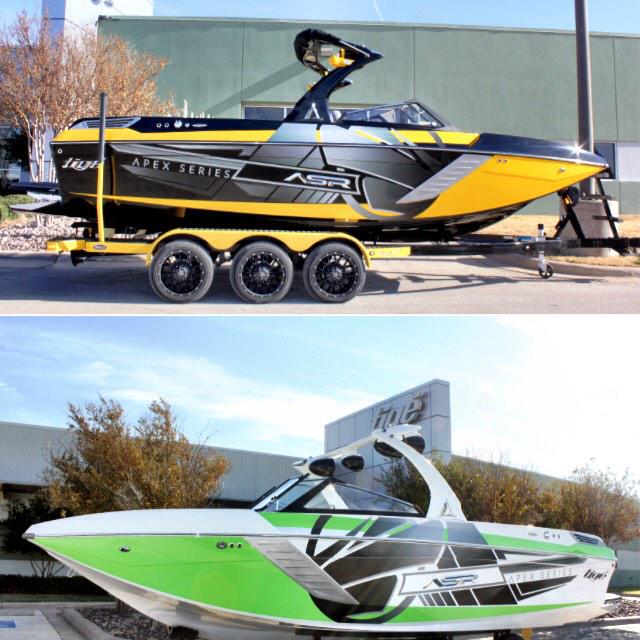 tigeboats's tweet photo. These two are customized to perfection and are headed to their new homes. Which is your favorite? #tigeASR http://t.co/EZhYyPTmi4