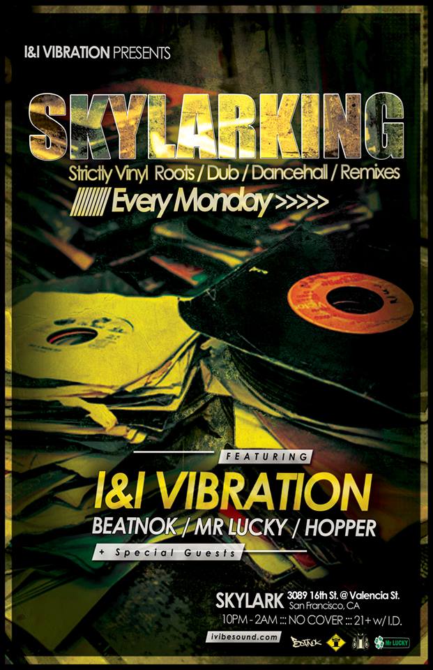 One more for 2014 TONIGHT
Almost 8yrs of Strictly Vinyl Grooves!
16th &amp; Valencia [SF]
<a href="/mrluckydj/">Ty Dolla $tore</a> <a href="/Beatnok/">Beatnok</a> <a href="/SkylarkSF/">Skylark Bar</a>