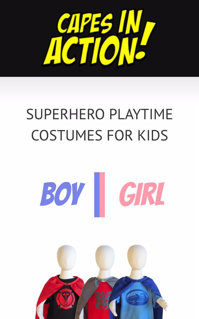 CapesInAction's tweet image. Check out our fun new website! We're celebrating by giving you 10% off any order! capesinaction.com Code: GET10