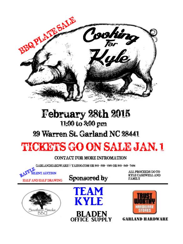 SouthernSmokeNC's tweet photo. Mark your calendars for #cookingforkyle!@SampsonInd @NCPCDeb @sieditor1960 help us spread the word!!! http://t.co/06yNRGR7Vp