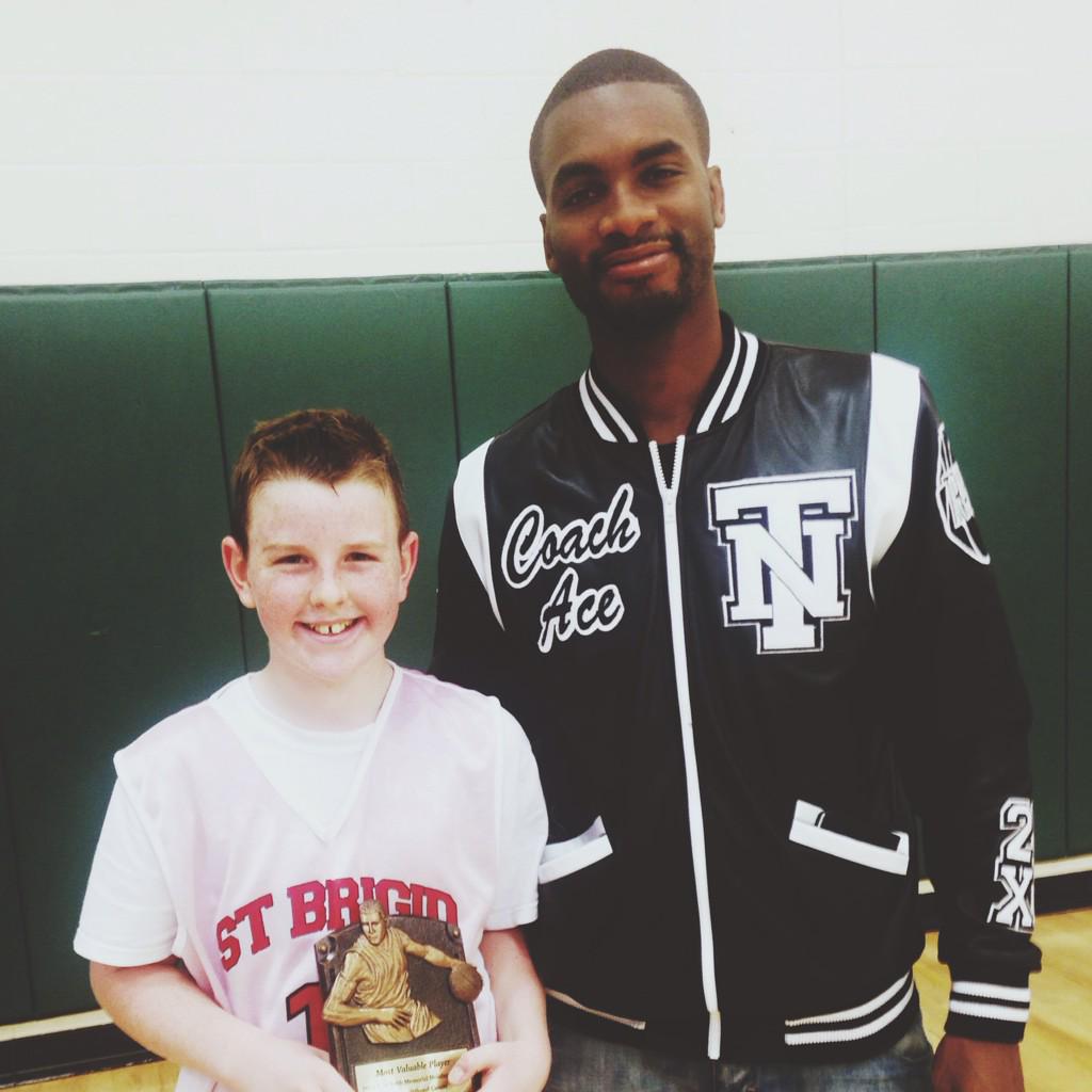 TNBCVSEVERYBODY's tweet photo. TNBC 5th grade Ryan Scott took home the chip at #samrobb and MVP honors. Great work http://t.co/RRGPkIZ6GR