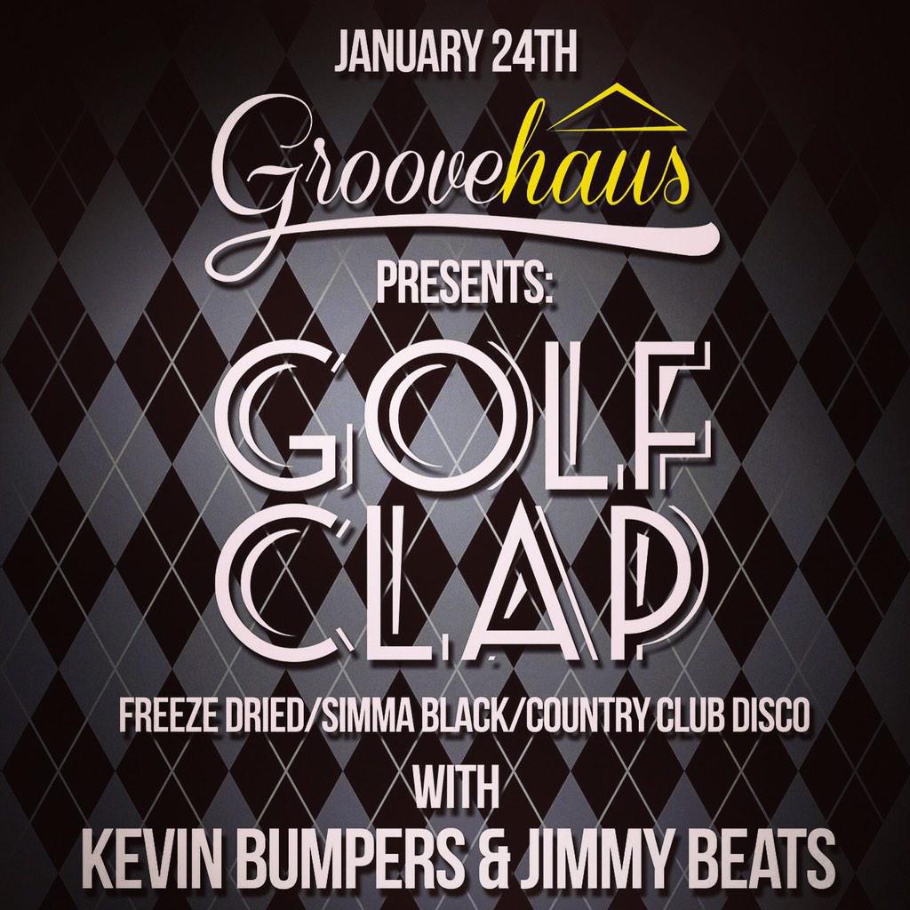 Excited to open for GOLF CLAP on the 24th!!  #CLEhousemusic #groovehaus