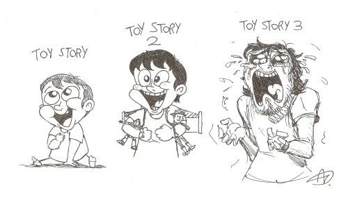 Así ves Toy Story con los años...