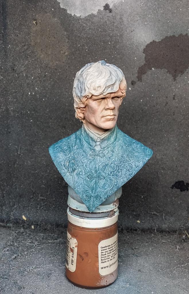 SteamPainting's tweet photo. Started my @GeorgeRRMartin_ related Tyrion bust today. http://t.co/lVZ4eCJZvF