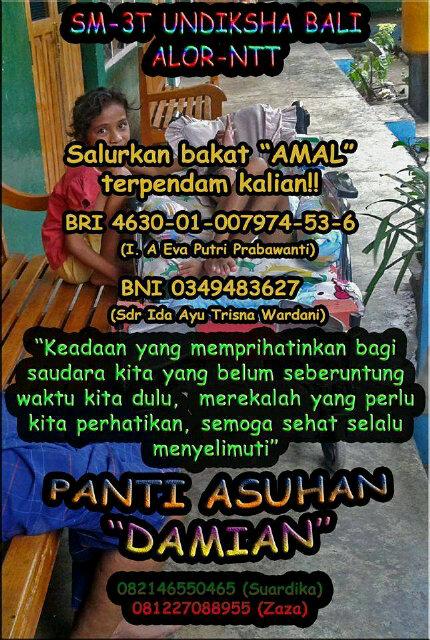 Selamat Pagi..mohon donasi bapak/ibu/saudara untuk kegiatan bhakti sosial di salah st panti asuhan di kaupaten alor.