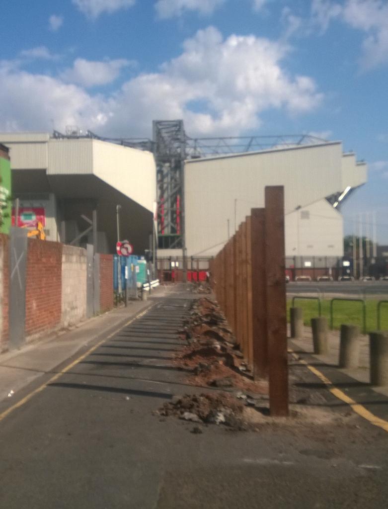 Got no money Joe, perhaps you shouldn't have wasted it, fencing off large portions of Anfield.